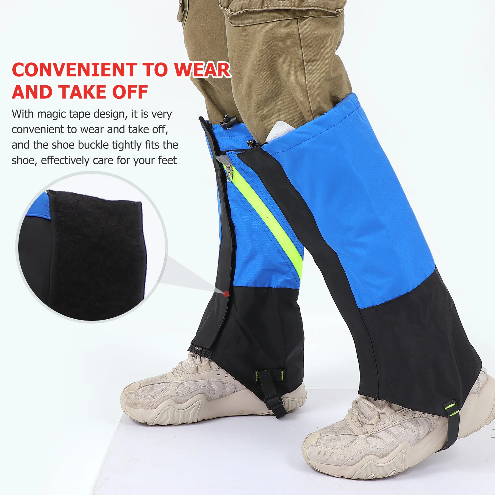 

1Pair Outdoor Waterproof Leg Protector Hiking Mountaineering Skiing Leg Cover Wear-Resistant Protector Elastic Leggings