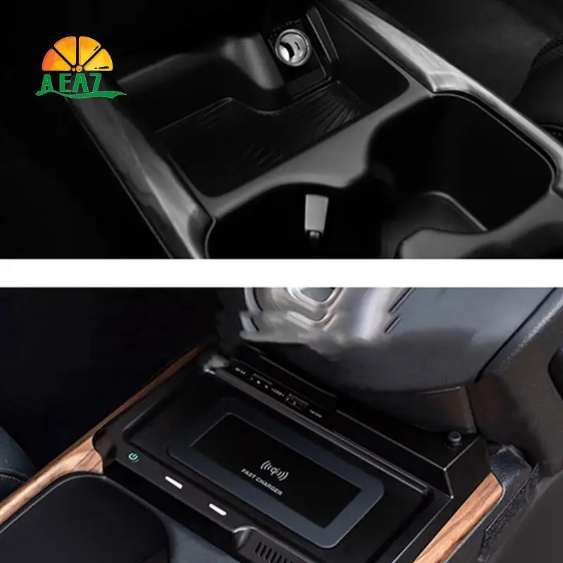 

AEA7-15W Car Wireless Charger QI Phone Charger Fast Charging Case Phone Holder Accessories For Honda CRV 2017-2020