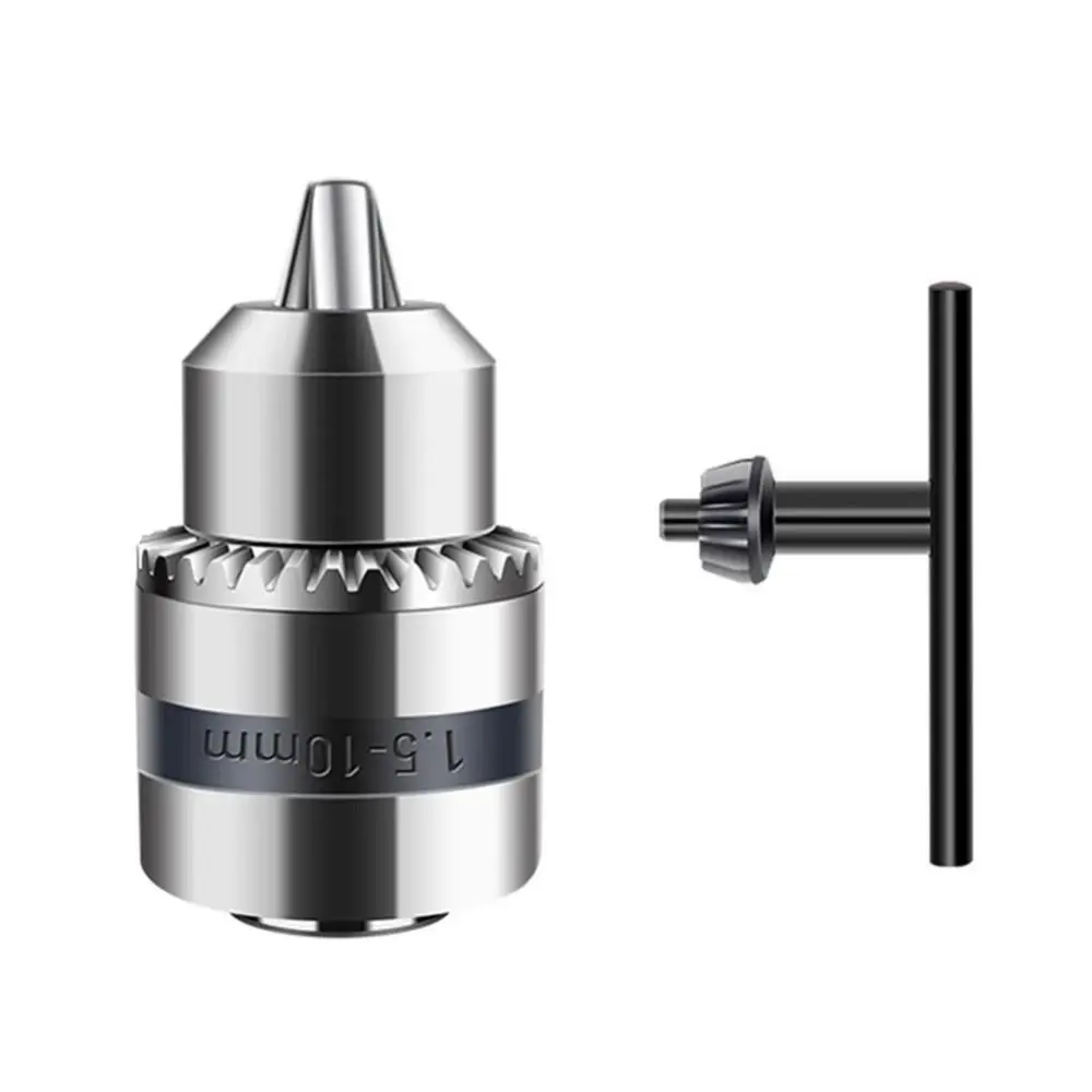

1.5-10mm Angle Grinder Adapter M10 Thread Adapter Quick Change Conversion Electric Drill Chuck Durable Thread Collet with Key