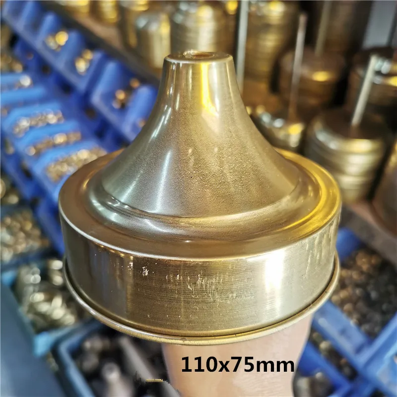 Brass Unprocessed Semi-finished Part Lampshade Claw Lamp Base Plate Light Cover Customizable Processing of Copper Accessories