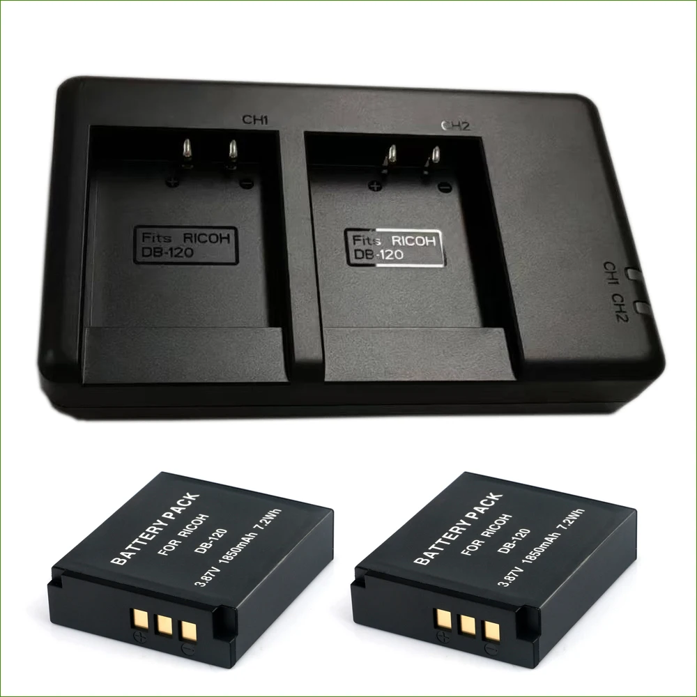 LANFULANG DB-120 3.87V 1850mAh Battery for RICOH GR IV GR4