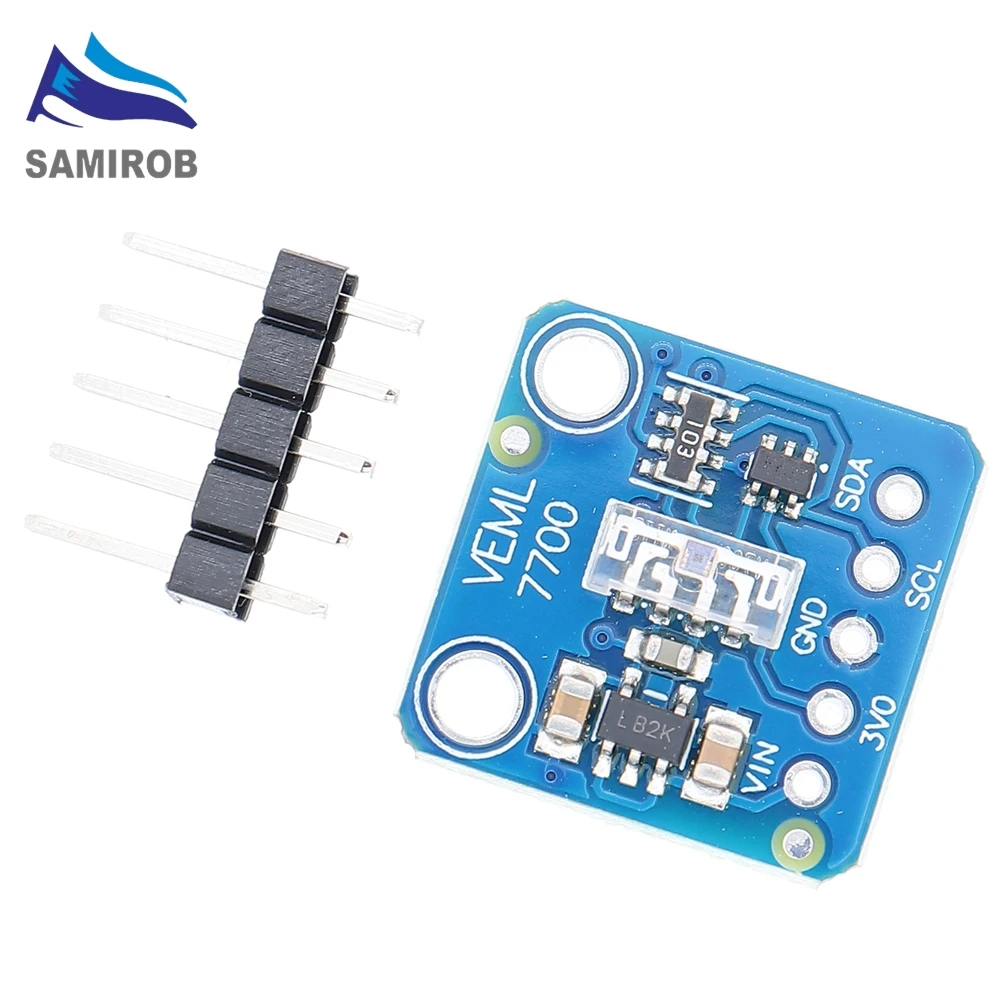 SAMIROB VEML7700 Ambient Light Sensor 120k Lux Light measuring Sensor Board 3.3V 5V I2C IIC Interface for Arduino Raspberry Pi