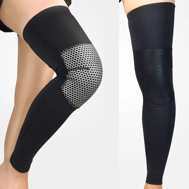 1Pcs Compression Leg Sleeves with Anti Slip Knee Pads, Relieve Pain, Improve Blood Circulation and Injury Recovery