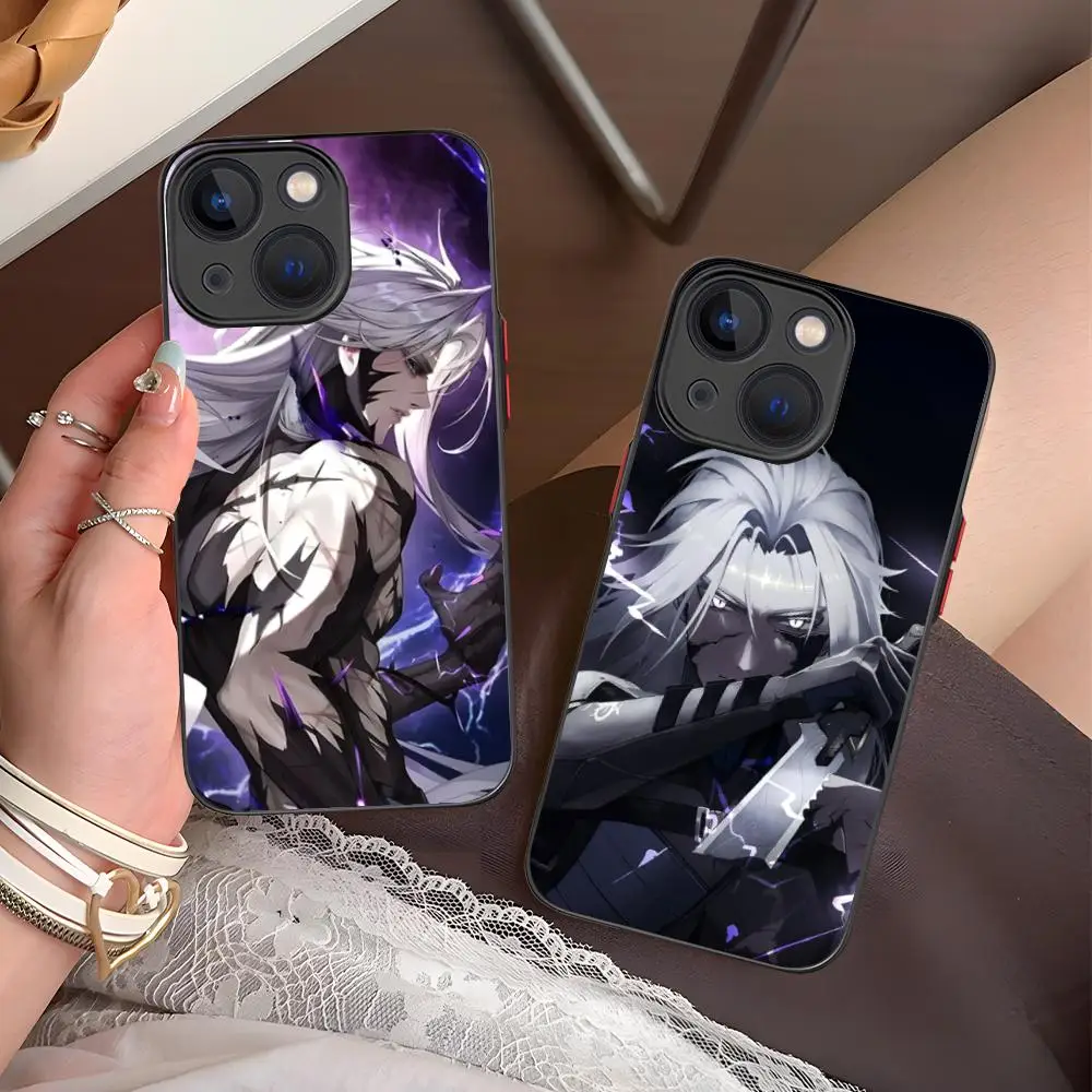 Wuthering Waves Calcharo Phone Case for iPhone 17 16 15 14 13 12 11 X XR XS 8 7 Pro Max Plus Mini Colour Silicone Cover Cover