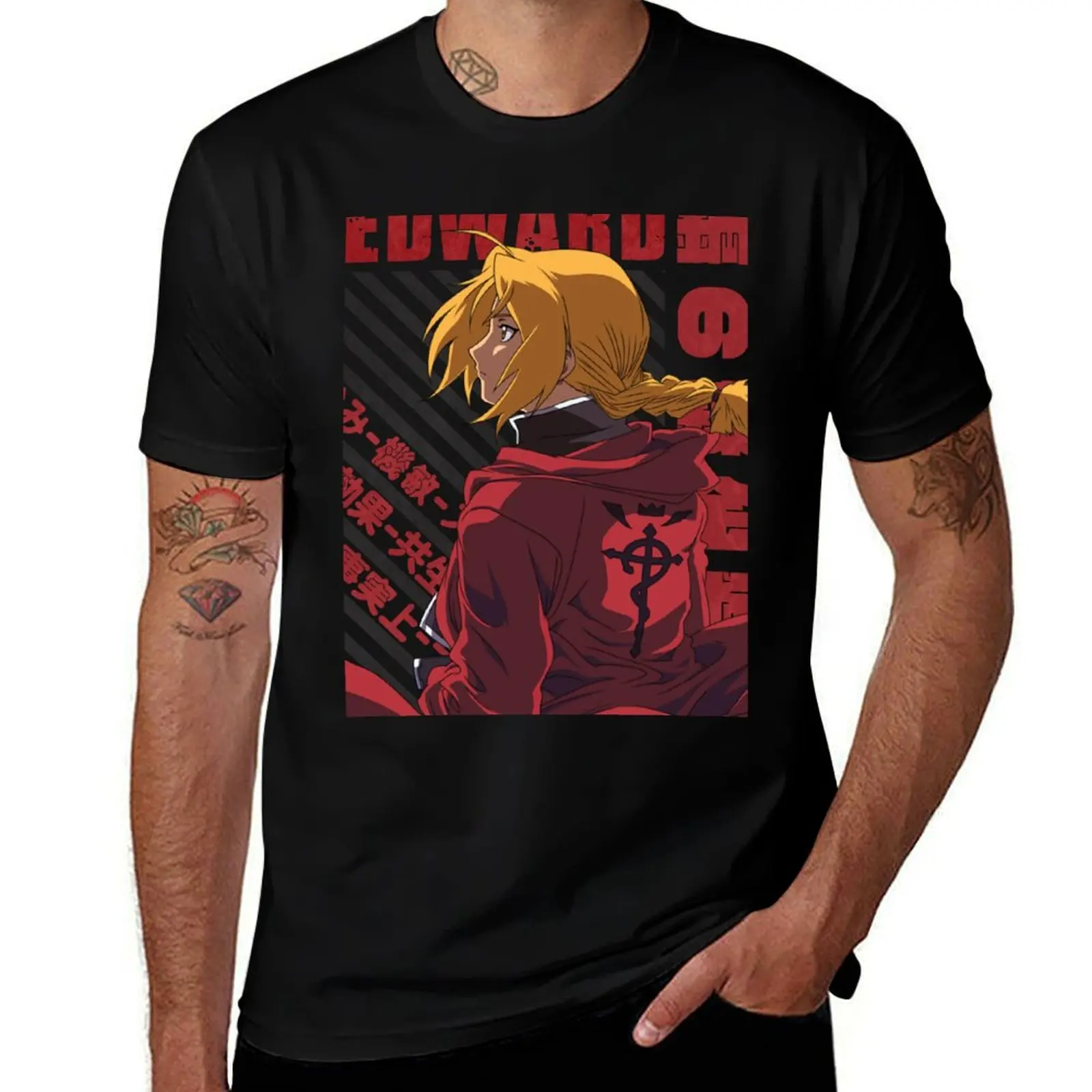 

Fullmetal Alchemist - Edward Elric T-Shirt t shirt man designer t shirt man cotton T-Shirt
