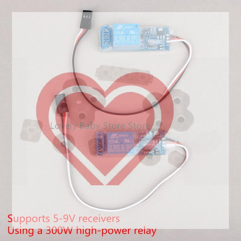 【BS】1/2PCs PWM Electronic Relay Switch For RC Airplane DIY Model Lights Controller Universal K1 Power On-off Switchestches