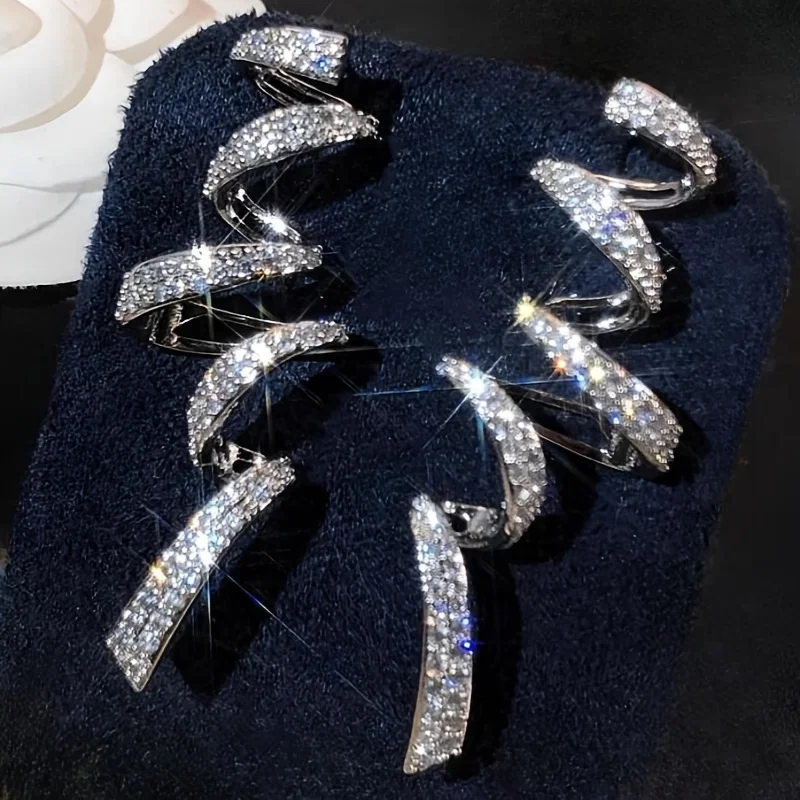 Fashion Star Studs Earrings Luxury Long Tassel Dangle  Statement Accessories for Women Jewelry Wedding Party Gift