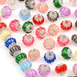 4pcs 2x1.6cm Random Color Mix Acrylic Beads Lantern Shaped DIY Hand Made Accessories Jewelry Making Diy Necklace Decoration
