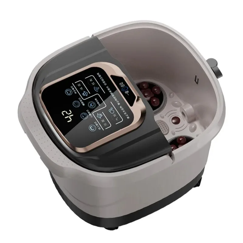 New Home Spa Foot Bath Machine with Massage Roller Bubble Red Light New Massage Product for Relaxation And Comfort