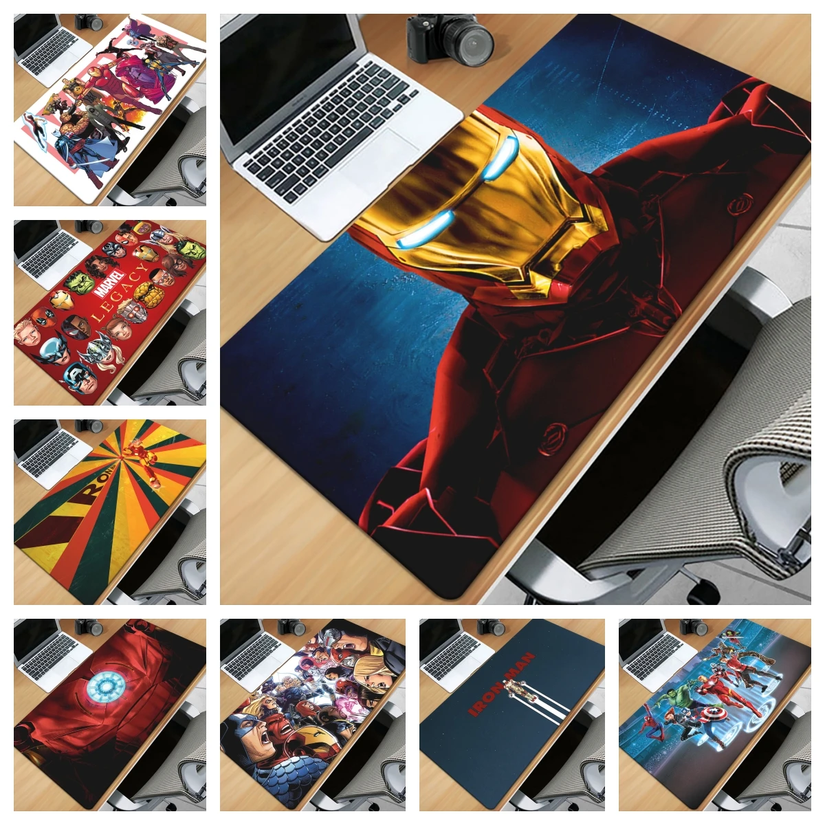 Iron Man Marvel Universe Mouse Pad,table mat,Keyboard Gaming Accessories,Computer,gamer,decor table mat,placemats for table