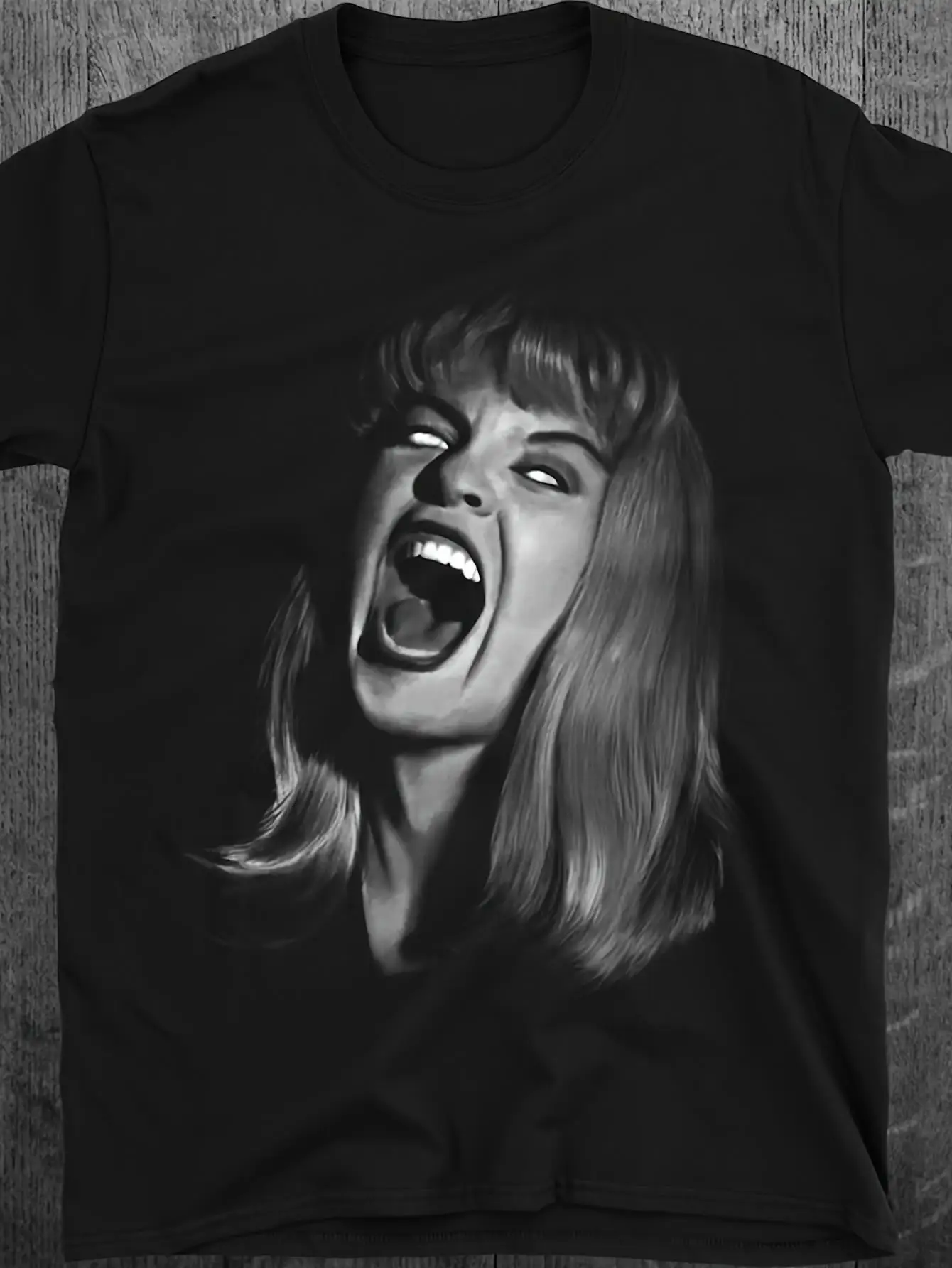 Twin Peaks T-Shirt Laura Palmer Shriek Shirt Cult Horror Movie Shirt Graphic Short Sleeve Men's T-shirts for Summer Unisex