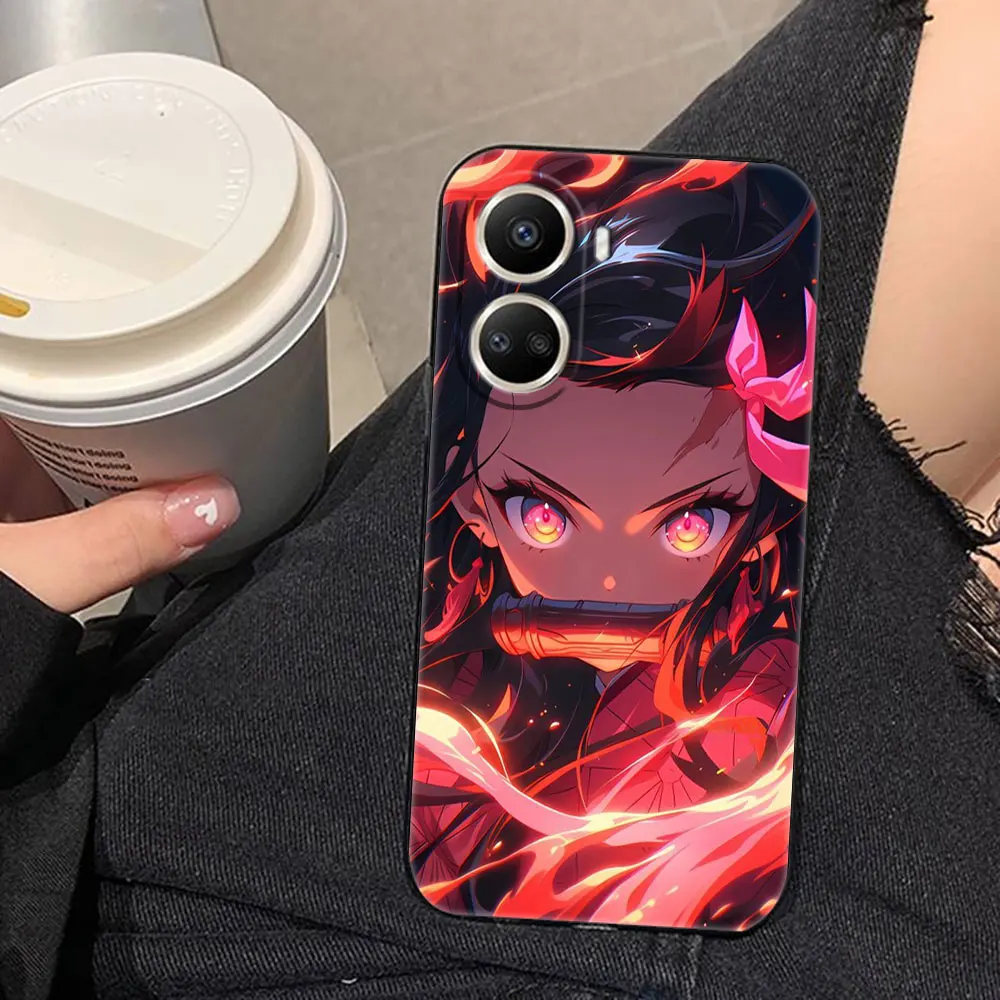 أنيمي شيطان القاتل Tanjiro جراب هاتف لهواوي نوفا 3I 7I 8I 9 P30 الشرف 400 20 90 X6B X7A X7B X7D X9D X8B X9 X9B X9A حافظة من البولي يوريثان #3