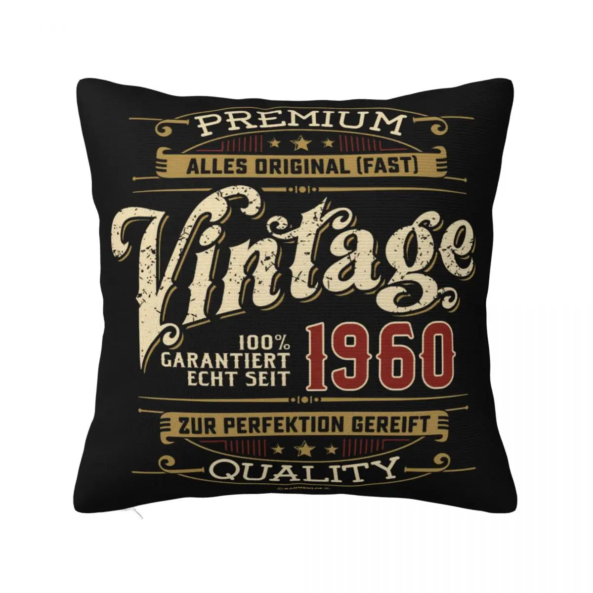 Geburtstag 60 Jahre 100 Premium Vintage Seit 1960 Fun Geschenk Different Beautiful Pillow Case