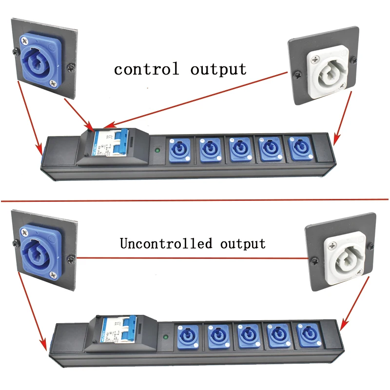 

Воздушный переключатель, алюминиевая коробка powercon NAC3MPA NAC3MPB 1-11AC, авиационная розетка для сценического освещения, светодиодный разъем 20A/250V