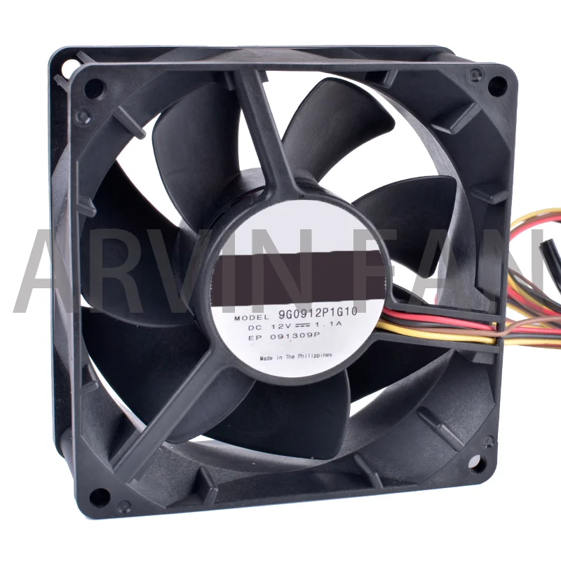 COOLING REVOLUTION 9G0912P1G10 9cm 9238 9038 90mm Fan 12V 1.1A 4-wire 4pin PWM Double Ball Bearing Large Air Volume Cooling Fan