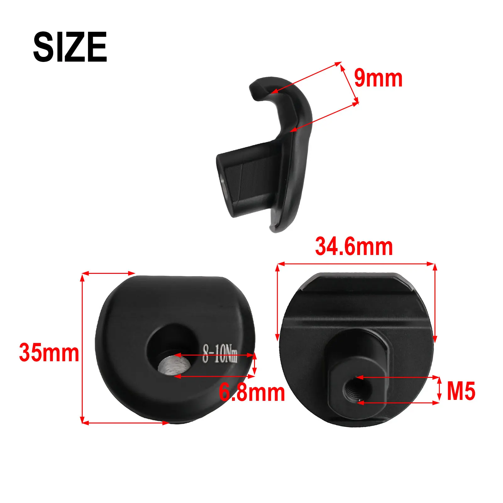 

For Carbon Saddle Rails Bicycle Clips Bike Seatpost Clamp Exquisite Parts Replacement Easy Installation Brand New