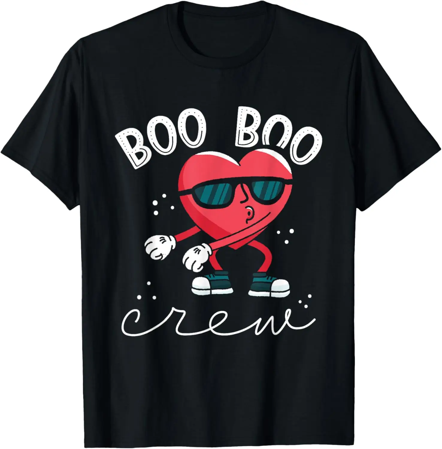 Boo Boo Crew Cute Valentine's Day Nursing Staff Health Care T-Shirt