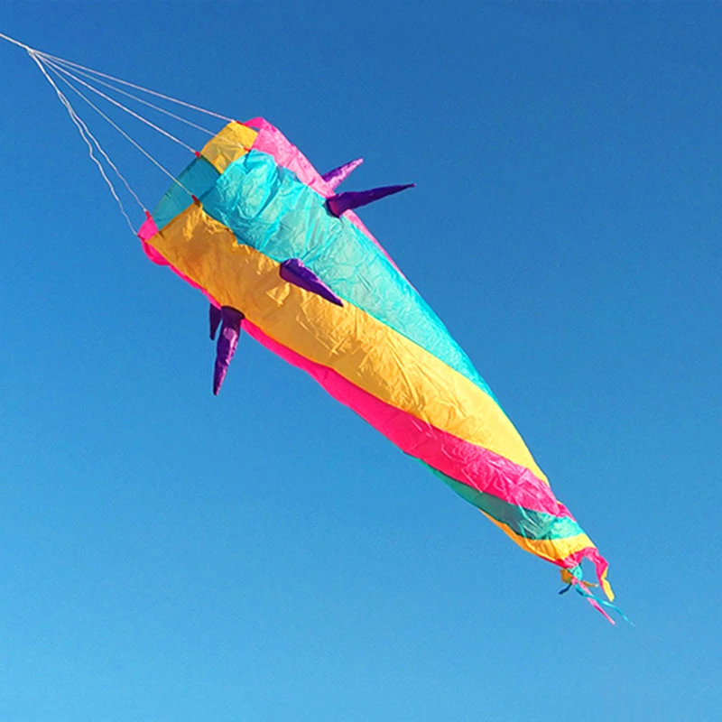 free shipping windsocks kite tails inflatable toys accessories 3d kite pendant kite trilobites outdoor play papalote wind kites