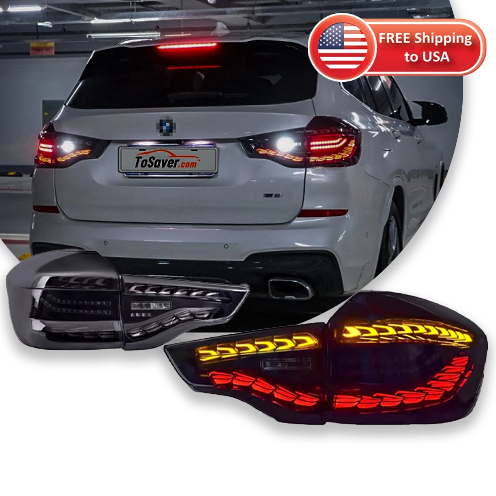 Car Lights For BMW X3 G08 Taillight 2018-2021 LED Projetor Tail Lamp Daytime Running Light Automotive Accessories