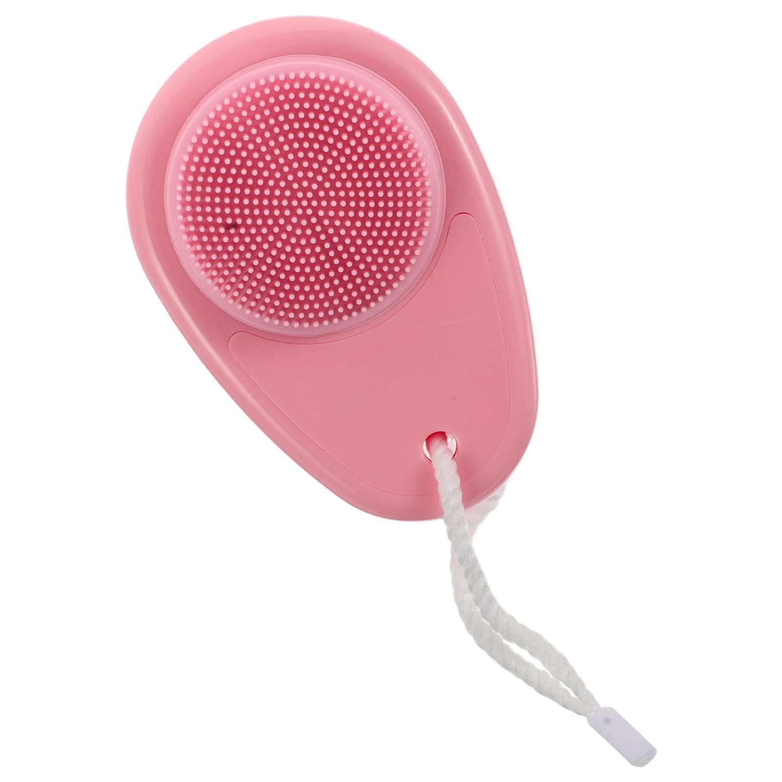 

Face Brush Wash Scrubber Pink Facial Care Cleansing Manual Silicone Brush Women Men Deep Clean Exfoliating Spa Massager Portable