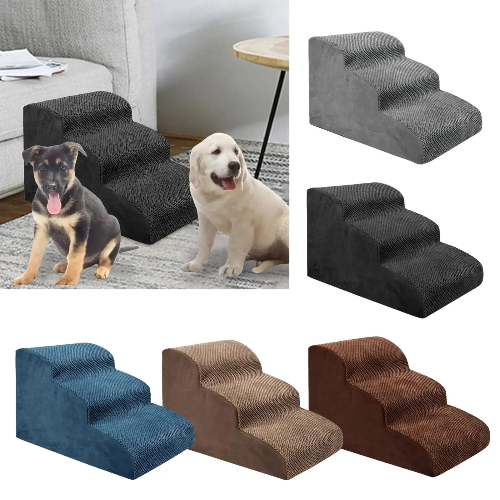 Cat Ramp Puppy Non Slip Bunny Pet Ladder Dog Stairs Steps Dog Ramp for Sofa