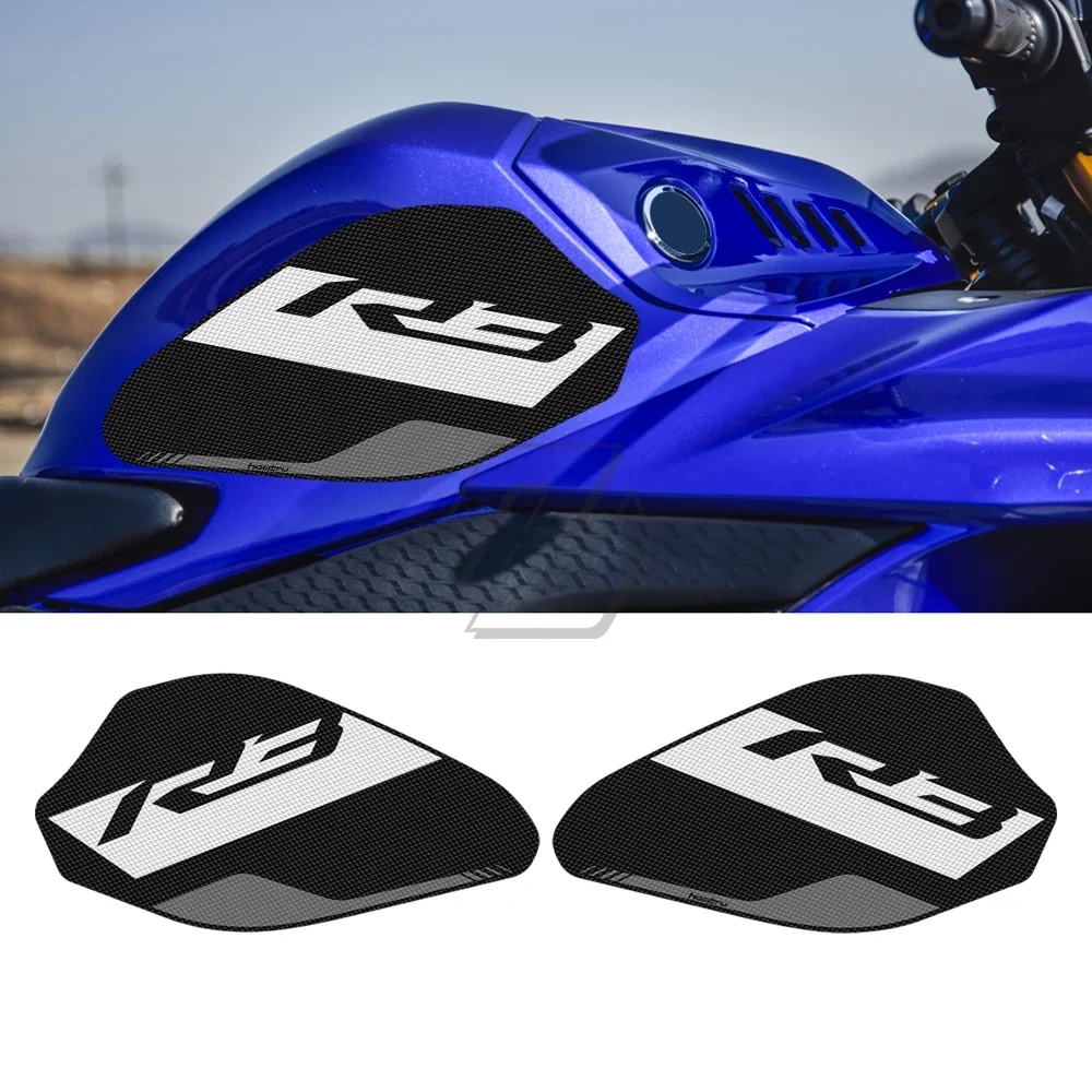 

Motorcycle Accessorie Side Tank Pad Protection Knee Grip Mat for Yamaha R3 2019-2022