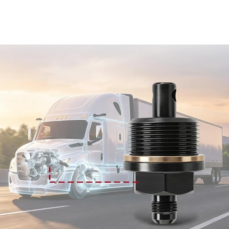 6492-10 J-49181 Reference Oil Pan Service Fitting, Threaded Oil Service Tool Set with Hose, Seal Tape and Cap for Routine