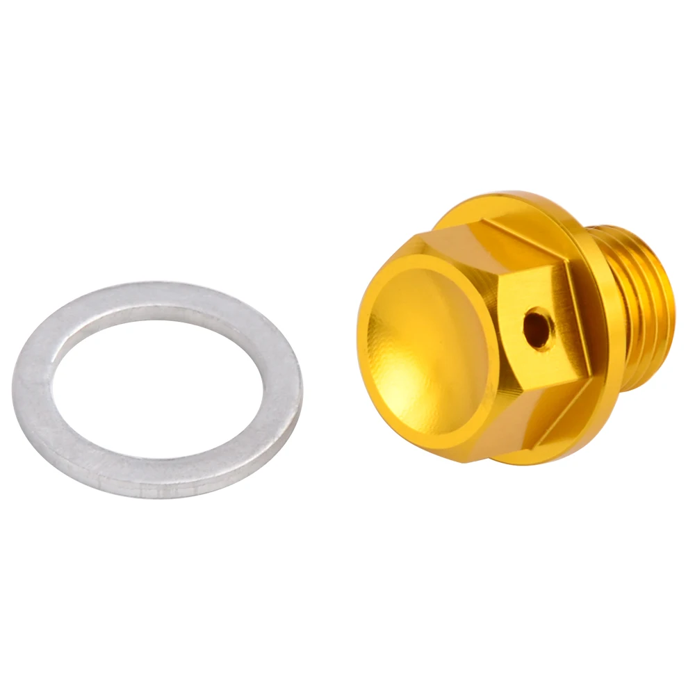 CNC M12xP1.25 Magnetic Oil Drain Plug Bolt For Suzuki RM 125 250 250Z Z250 DR Z70 Z100 Z250 Z400S Z400E Z400SM DRZ 400S 400E