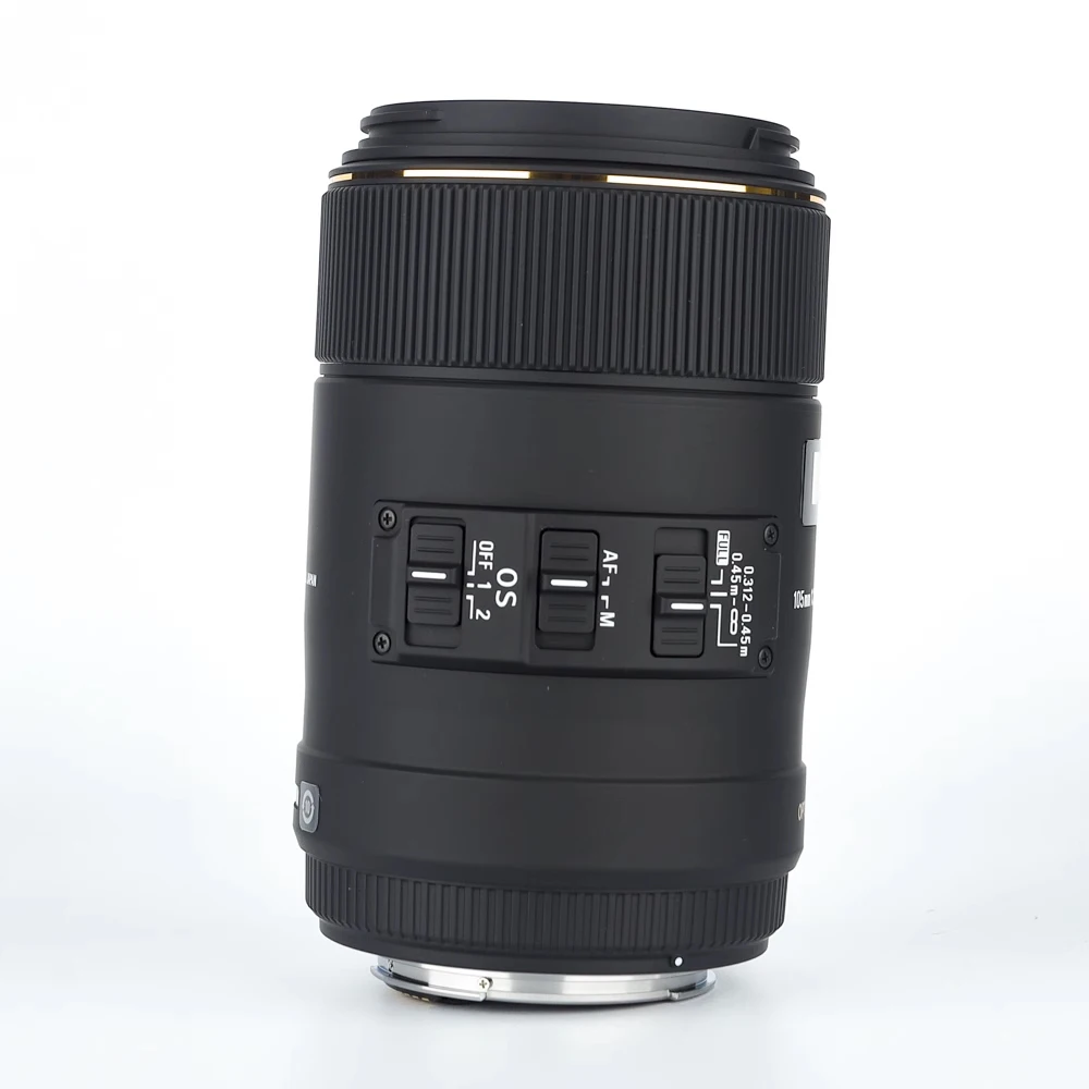 Sigma 105mm F2.8 EX DG OS HSM Macro Lens Full Frame 105mm F2.8 Macro Lens For Canon Mount or Nikon Mount