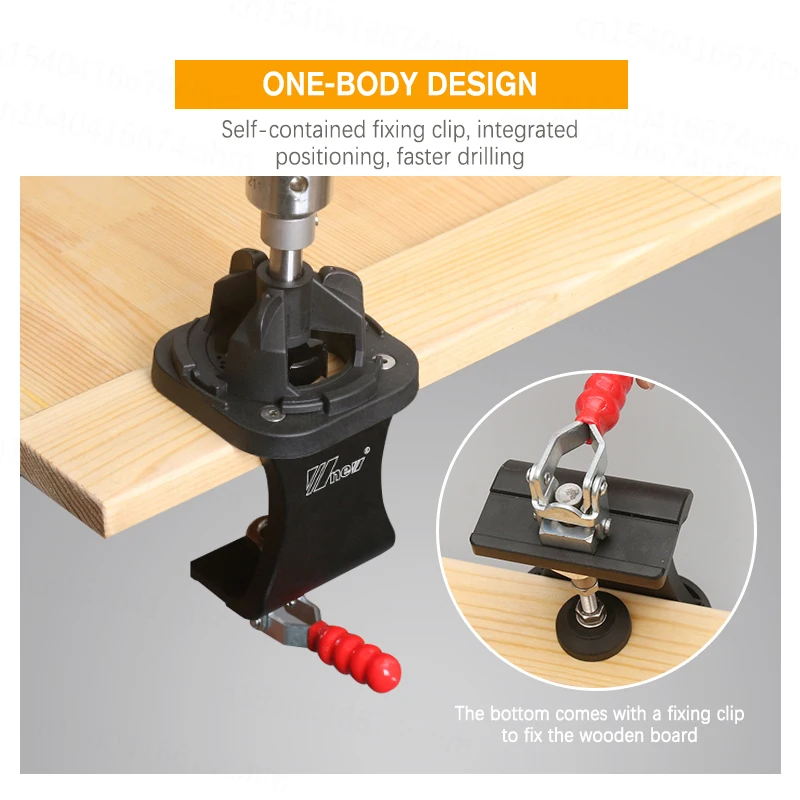 One-body 35MM cerniera Jig foro di alesatura guida per trapano di precisione localizzatore di cerniere per armadietto strumento di apertura del foro di perforazione strumenti per la lavorazione del legno