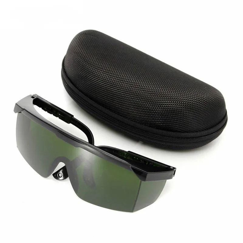 

Dark Green OD4 + Laser Safety Goggles Glasses Protective Eyewear 200-540nm/532nm & Glasses Box Wholesale Price