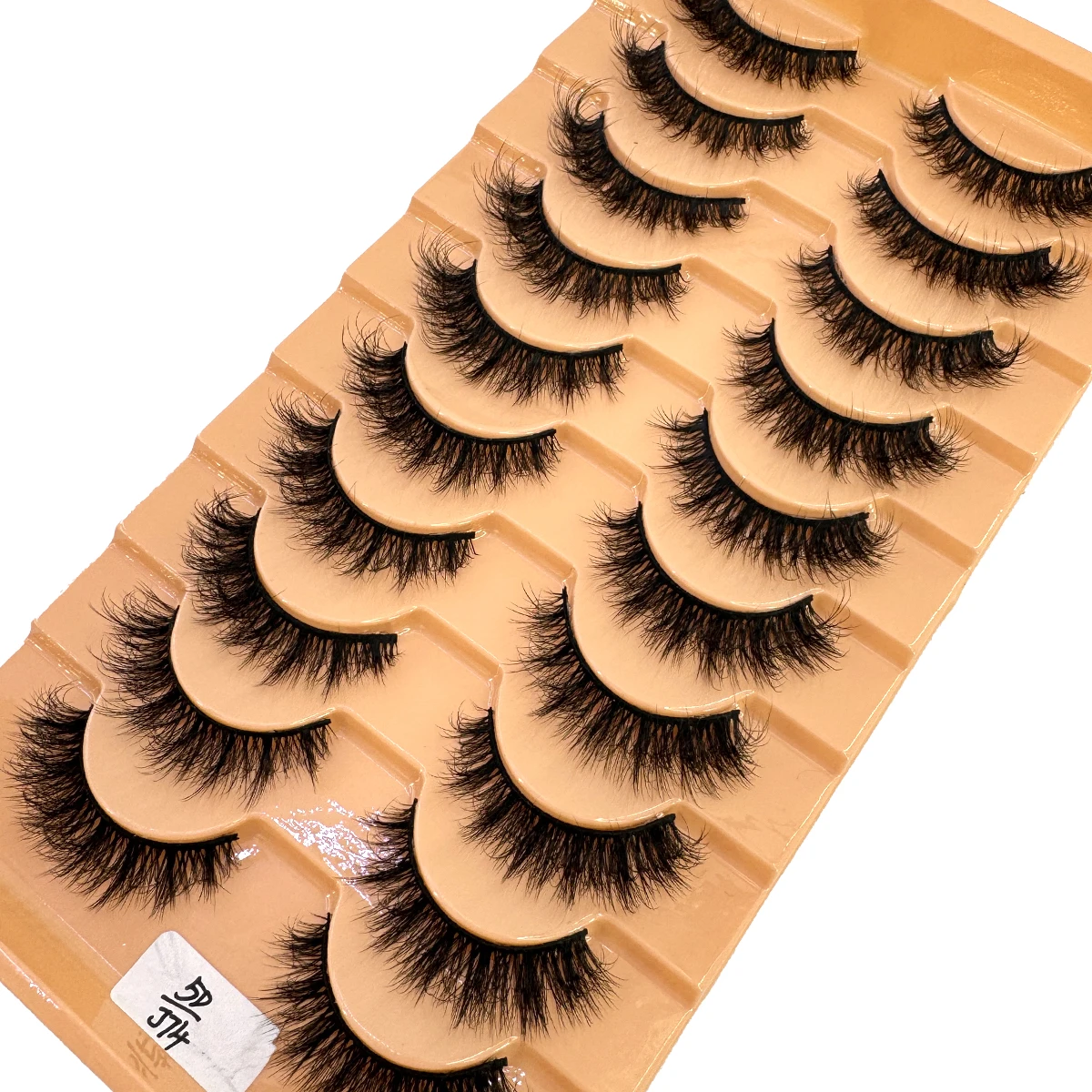 10 Pairs 3D Faux Mink Wispy False Eyelashes
