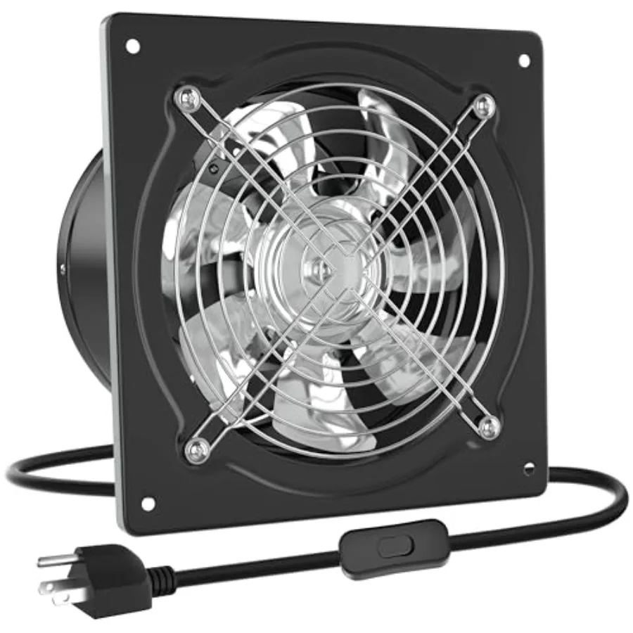 

Exhaust Fan with Switch Powerful Kitchen Exhaust Fan with Damper Potable Wdow Exhaust Fans Small Fume Extractor Ventilation Fan