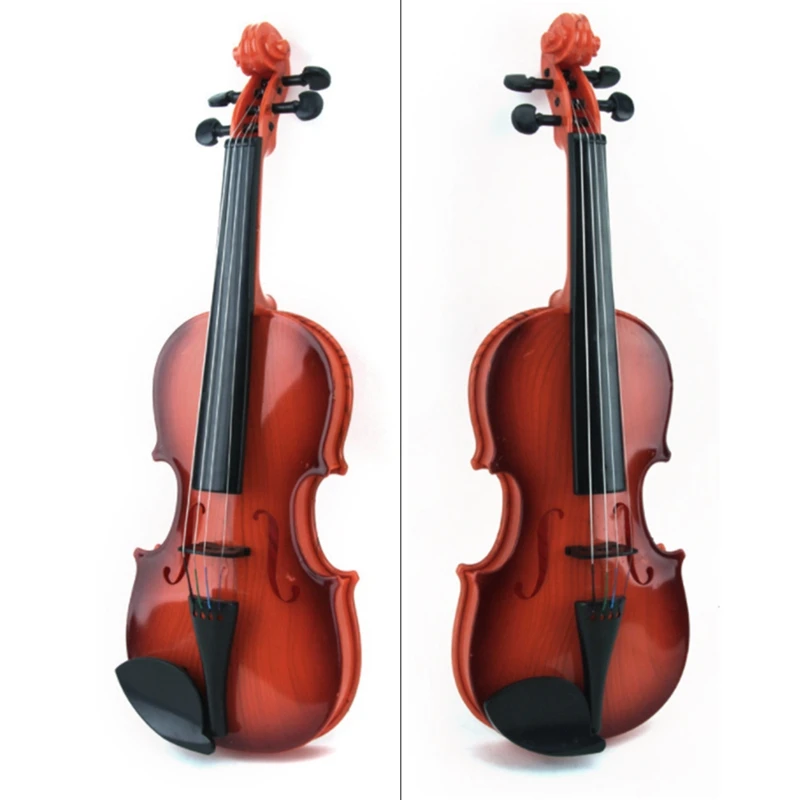 Mini corda per violino regolabile giocattoli per strumenti musicali regalo sviluppa giocattoli per bambini di talento musicale (colore casuale)