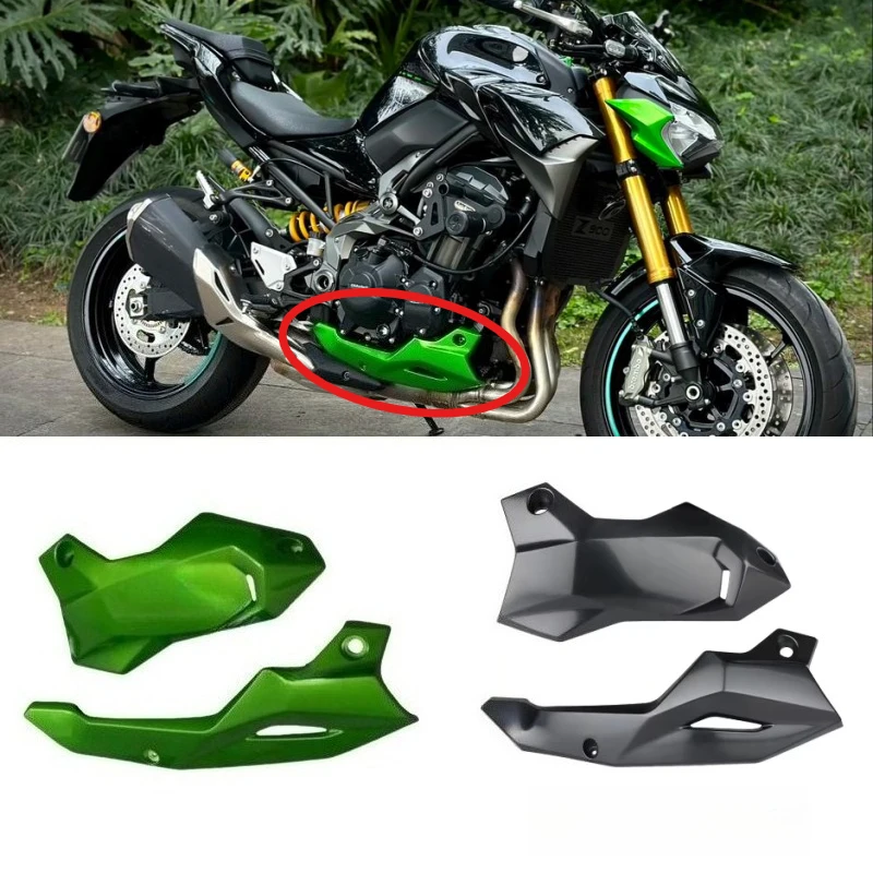

Подходит для KAWASAKI Z900 ZR900 Z 900 2020-2023 2024, поддон для живота мотоцикла, нижний спойлер двигателя, обтекатель, панель, защитная крышка