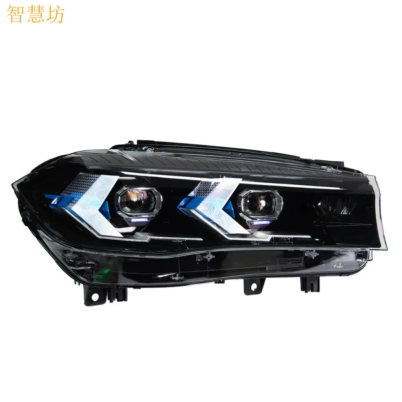

Suitable for14-18 BMW X5 F15 Headlight Assembly LED Flowing Daytime Running Lights Modified G05 Arrow Style Turn Signal Lights