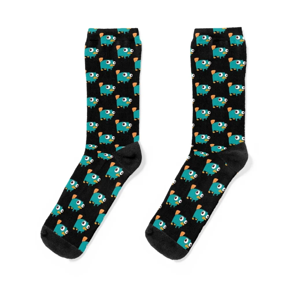 Agente PPerry the Platypus Socks Men's christmas gift designer cotton Mens Socks Women's