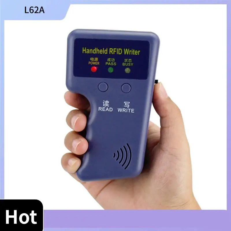 

L62A 2X портативный 125 кГц RFID-считыватель, писатель, дубликатор, копир, обновленный программатор клонера идентификационных карт, с 20 перезаписываемыми картами