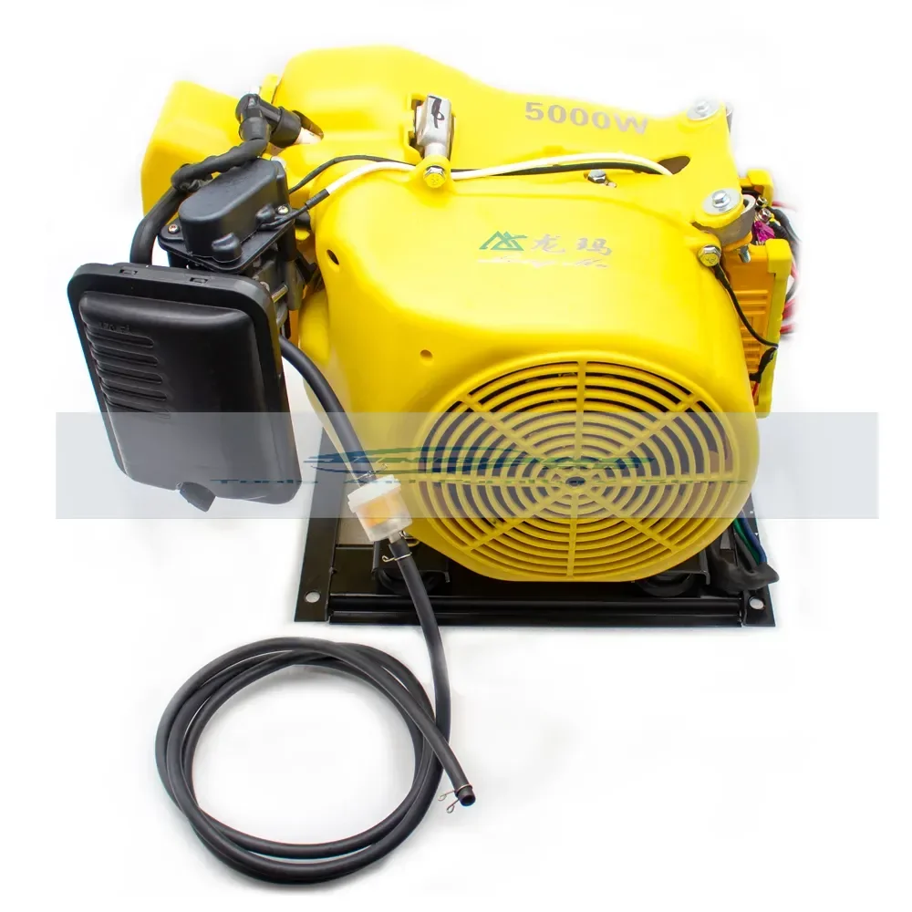 5KW Electric Vehicle Gasoline Generator Range Extender Electric Start Automatic Frequency Conversion Electric Tricycle Generator