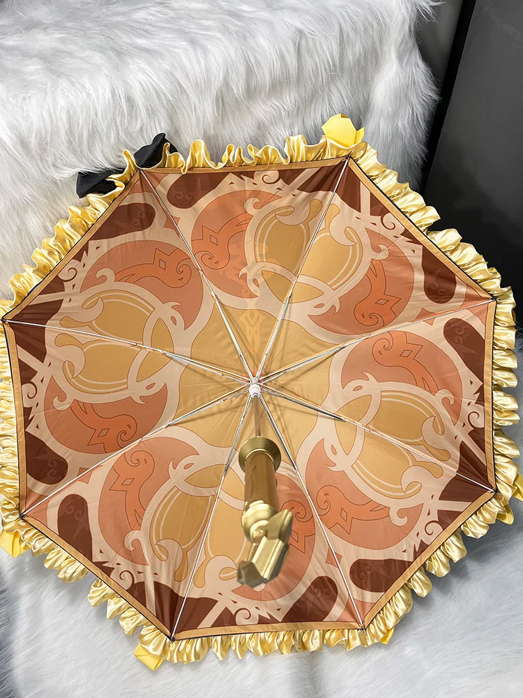 【Wetrose】 In Stock Navia Umbrella Cosplay warfare Props Costume Accessory Staff Weapon Model Gear Genshin Impact Halloween