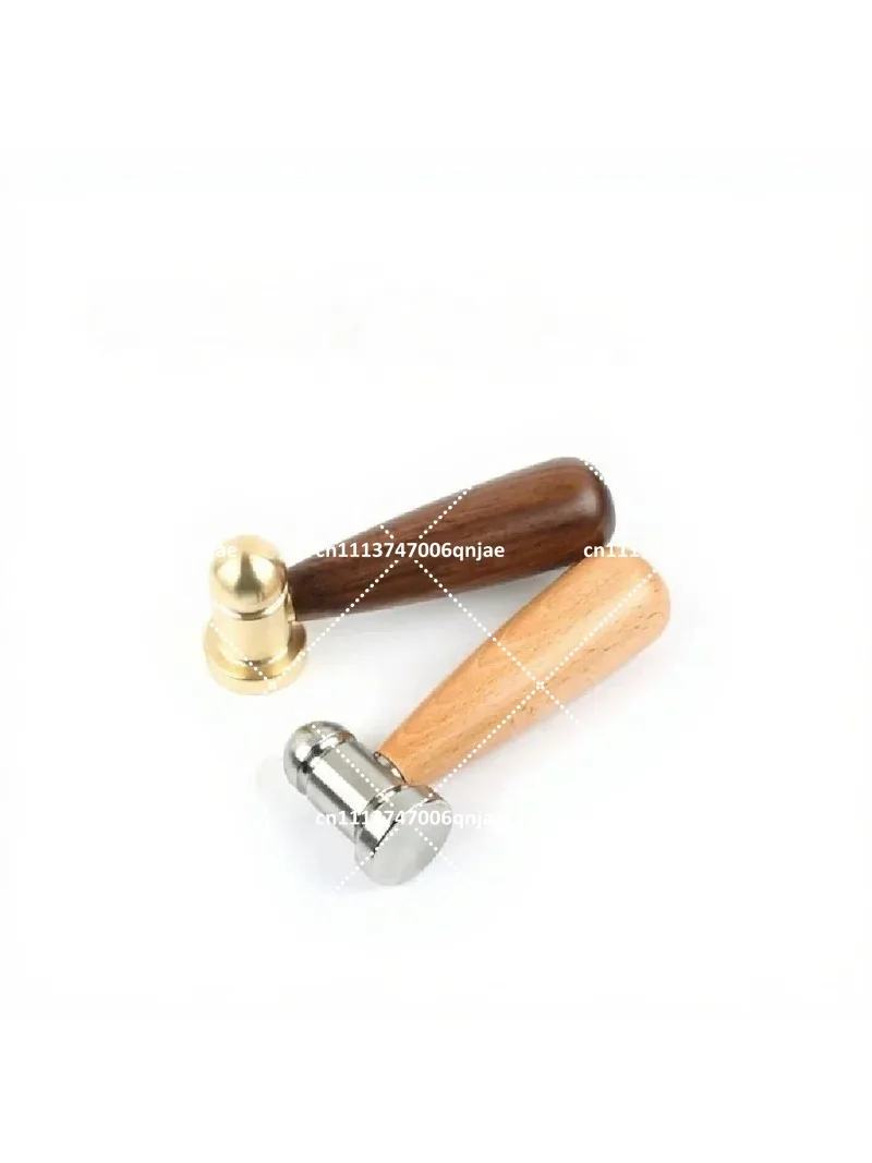 Kawaii Mini Hammer CNC Machined Copper Stainless Steel Walnut Beech Handle 130g 118mm Japanese Style