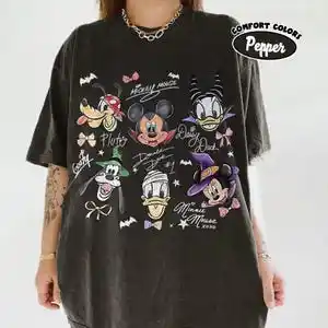 米奇朋友萬聖節復古T卹 米奇不太恐怖派對家庭親子裝 10 最佳銷售 萬聖節米奇 - №10