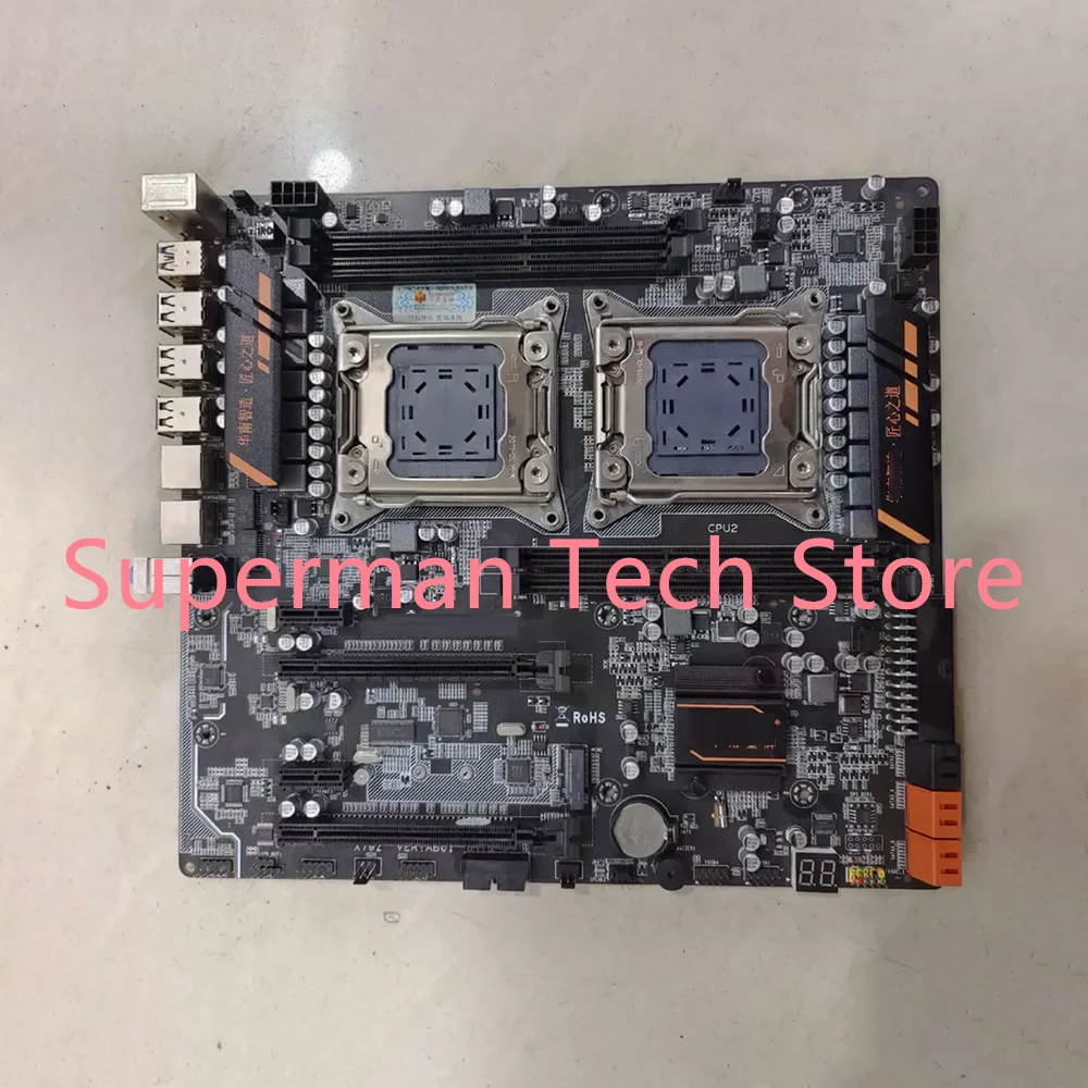 For HUANANZHI Dual CPU X79 Motherboard LGA 2011 E5 DDR3 128GB  E-ATX X79 4D