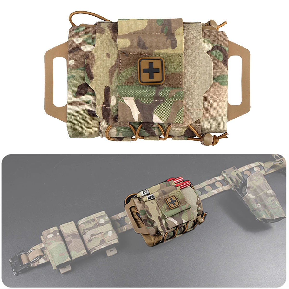 Tactical Pouch MOLLE IFAK Rapid Deployment First-aid Kit Survival Outdoor Hunting Emergency Bag Camping Medical Kit