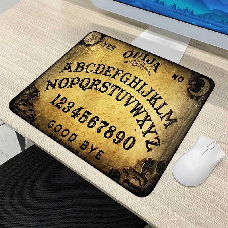 Ouija Board Small Anime Mouse Pad PC Completo Gaming Accessories Kawaii Gamer Mousepad Tapis De Souris Laptop Computer Desk Mat