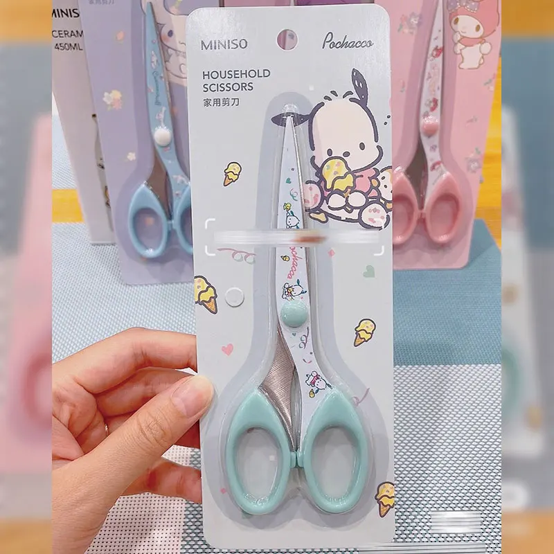 Kawaii Cinnamoroll Kuromi My Melody Cartoon Printing Ménage Ciseaux, Sanrioed Anime Girl Coussins Cute Handmade