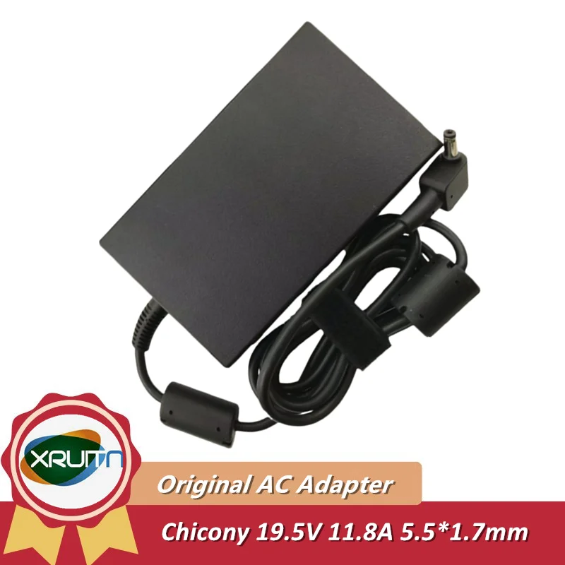 

Genuine Chicony 19.5V 11.8A 230W A17-230P1A AC Adapter For Acer Predator Triton 500 PT515-52-73L3 Gaming Laptop Power Supply OEM