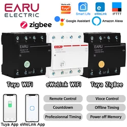 Aplikacja eWelink Trójfazowy wyłącznik WiFi Inteligentny przekaźnik czasowy Zdalne sterowanie głosem Inteligentny dom Alexa Google Home