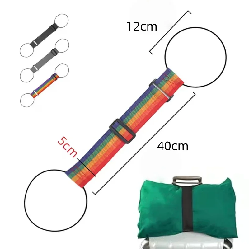 

Luggage Elastic Strap, Versatile Reusable Strap, Travel Simple Suitcase Accessories Fixed Hanging Luggage Strap Belt