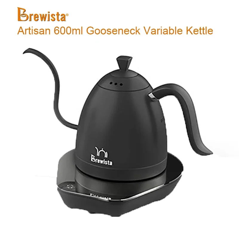 Brewista 600ml Stainless Steel Thin Mouth Drip Eletronic Gooseneck Kettle for Coffee Pour Over